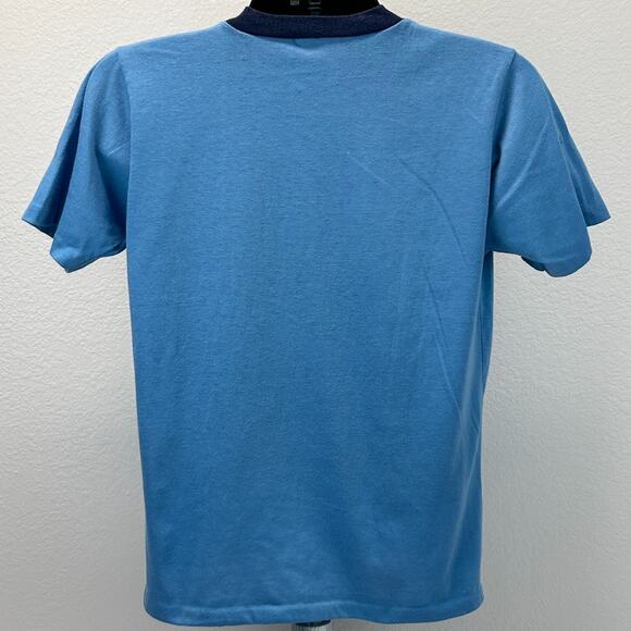 Vintage 70s Bugs Bunny USA T Shirt Patriotic Independence Day Blue Tee M Medium - Picture 3 of 8